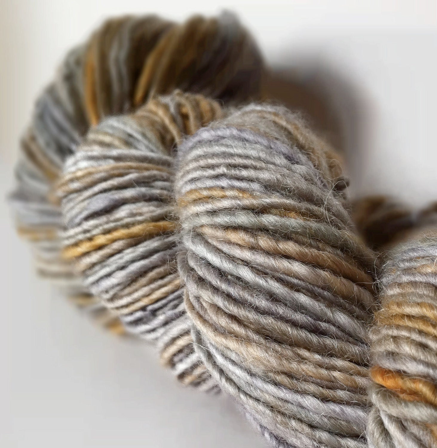 Grumpy Birds - handspun yarn, worsted weight