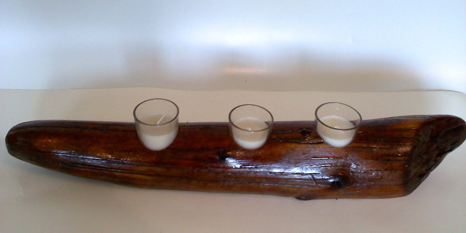 Driftwood Candle holder
