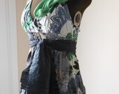 Floaty Dress Flower Print Beach Halter Prom Party Bridesmaid Spring Fashion