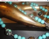MothersDaySale For the Love of Long Tall Sally   (Long Turquoise Necklace)