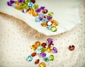 Amethyst and Peridot 4 Gauge Reversible Two-Sided Plugs