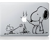 cook snoopy macbook decal macbook stickers ipad decal sticker skin