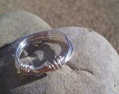 Simply Wrapped Ring In Silver 1 size 9