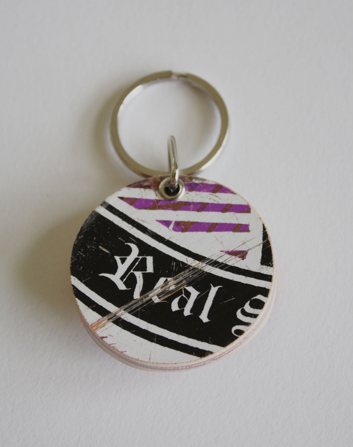 Recycled Skateboard Deep End Keychain-Keeping It Real