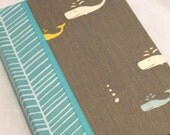 iPad 3 Case /iPad 2 Case /iPad Cover Converts To Stand, Storyboek Whale Watch Fabric, Magnet Close, Personalize