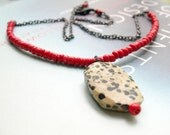 Chic Polka Dot and Modern Necklace