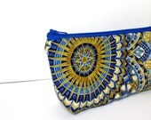 Medium Zipper Pouch - Golden Sunburst