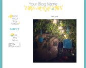 Dottie- Premade Blog Design for Blogger Blogs