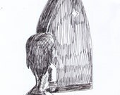 Wishes 8x10 sketch print