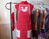 Campbell Soup Apron - both vintage & handmade