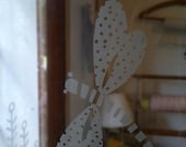 Vinyls for windows decoration with dragonfly