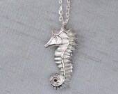 Seahorse Pendant Sterling Silver