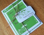 Bird Duet in Green Wedding Package Sample