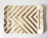 Gold Zag Tray