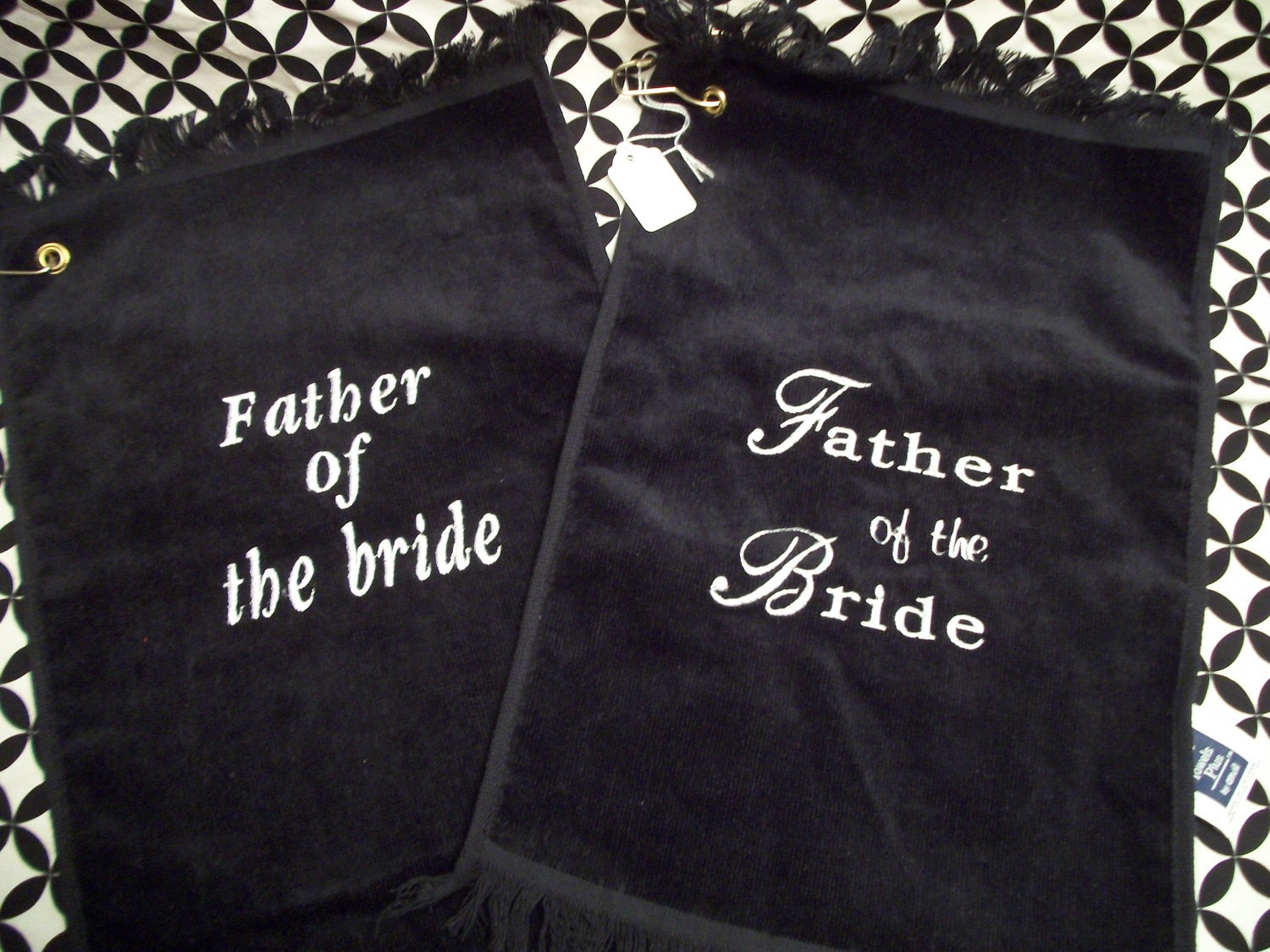 Father of the Bride Golf Towel