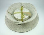 Felt Gift Set in 5mm Virgin Merino Wool Felt- SANDSTONE-round