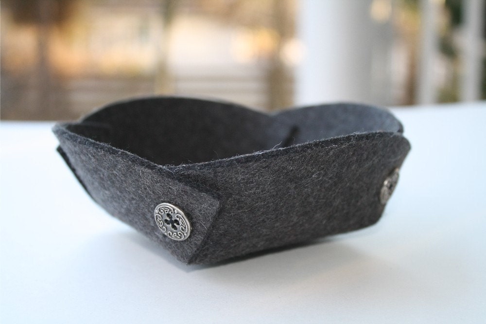 Petite Felt Bowl in Virgin Merino Wool Felt