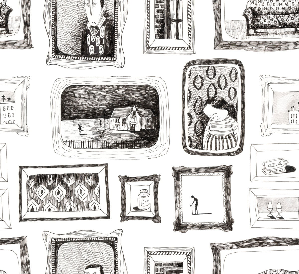 PORTRAITS FABRIC 1/2 YARD