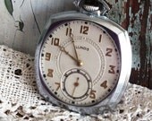 Antique Illinois Pocket Watch Art Deco by avintageobsession on etsy