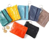 FOREST GREEN Mini Zippy- Leather coin purse (No.2)