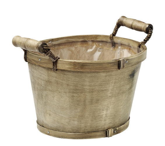 Primitive unfinished Planter -  Flower Basket - Perfect for Crafters - byAnnoDomini