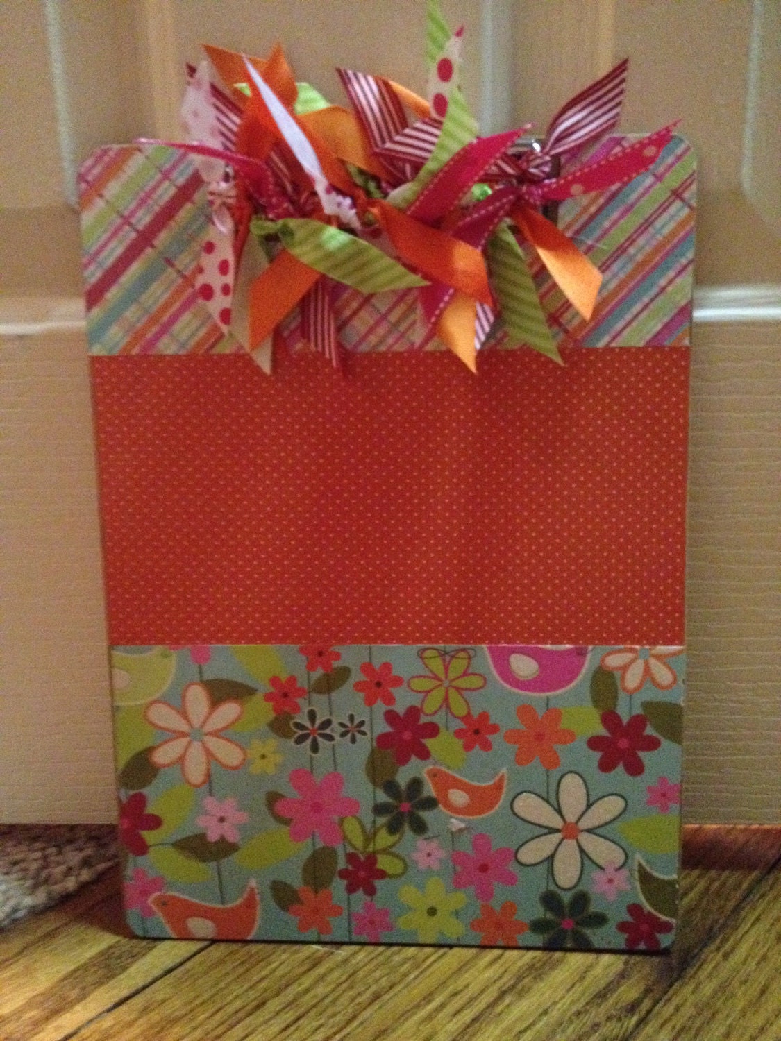 Flowers and Birds Clipboard