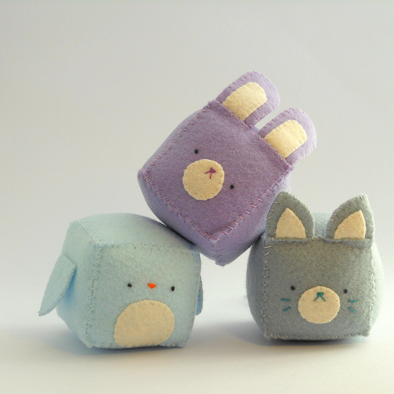 Cube Pincushion - Stuffed and soft toys MADE TO ORDER