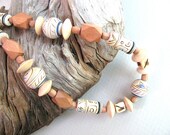 Wooden bead necklace 275