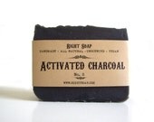Activated Charcoal Soap  - Vegan Soap, Unscented Soap, All Natural Soap, Handmade Soap, Fragrance Free Soap,  Cold Process Soap, Men Soap - RightSoap