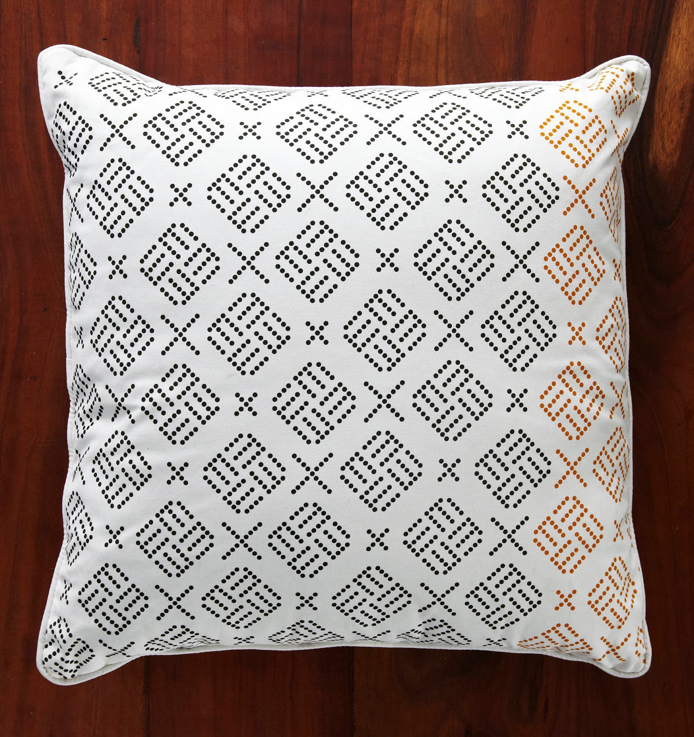 Geometric Dot Pillow Cover - 20 x 20