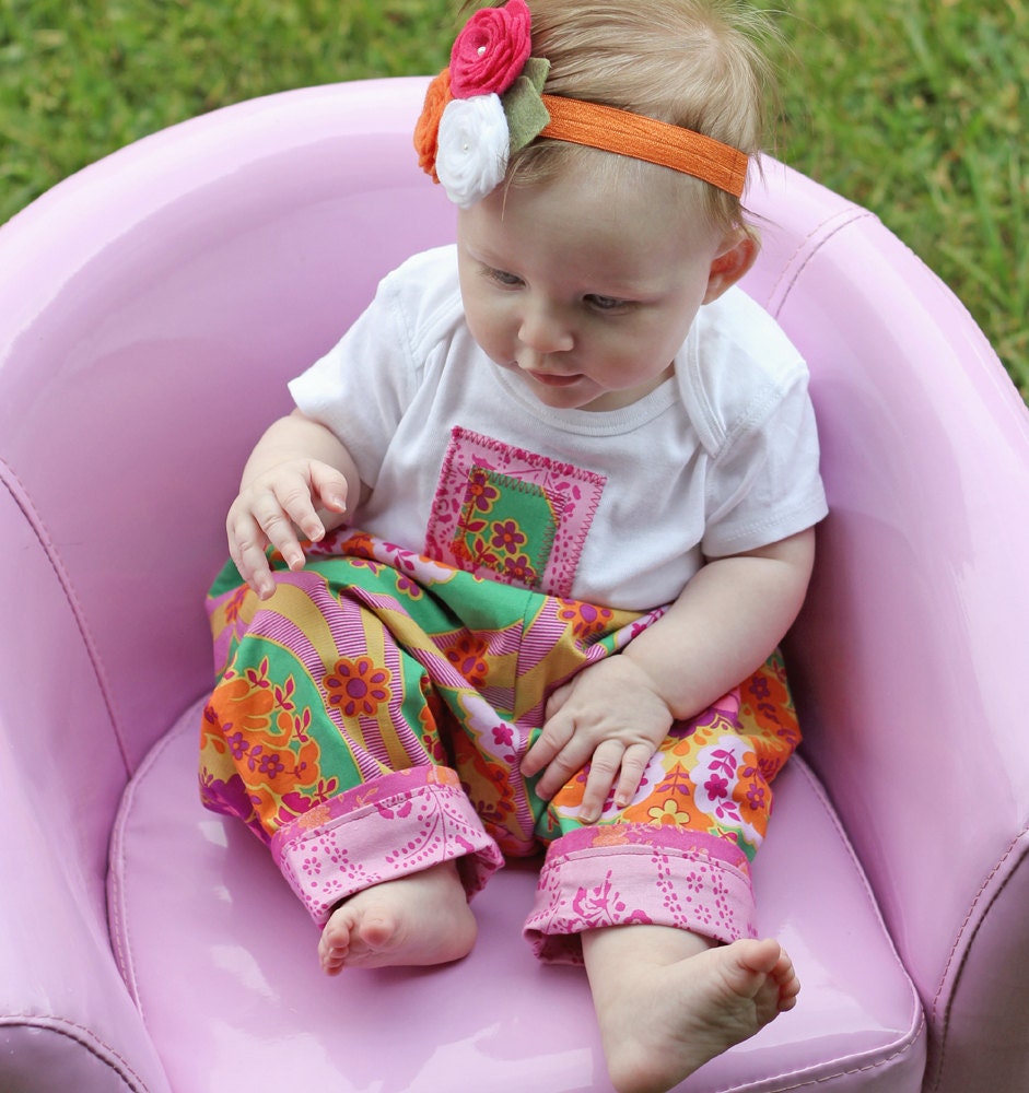 Easy Reversible Baby Pants Pattern, Poofypants PDF E-Book