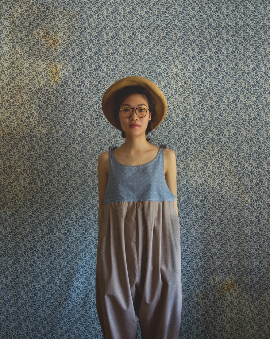 The Farmers Jumper in Chambray & Linen