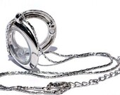Round Glass Locket Necklace (medium)