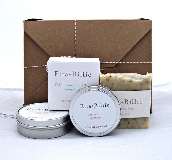 Large Gift Box of Eco-Friendly Bath and Body Products