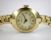Vintage Zaria gold plated mechanical watch from Soviet/Ussr