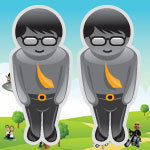 Mini you Figurine ( Any custom pose for 2 persons With any Background)