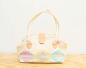 80s Purse - Southwestern Purse - Pastel Doctors Bag - Woven Tapestry Purse - Summer Purse - 1980s Bag - Aztec Purse - PomPomClothing 80s Purse - Southwestern Purse - Pastel Doctors Bag - Woven Tapestry Purse - Summer Purse - 1980s Bag - Aztec Purse - PomPomClothing