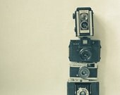 Retro camera photograph - for him and her, home decor - Camera Love 8x8" Print