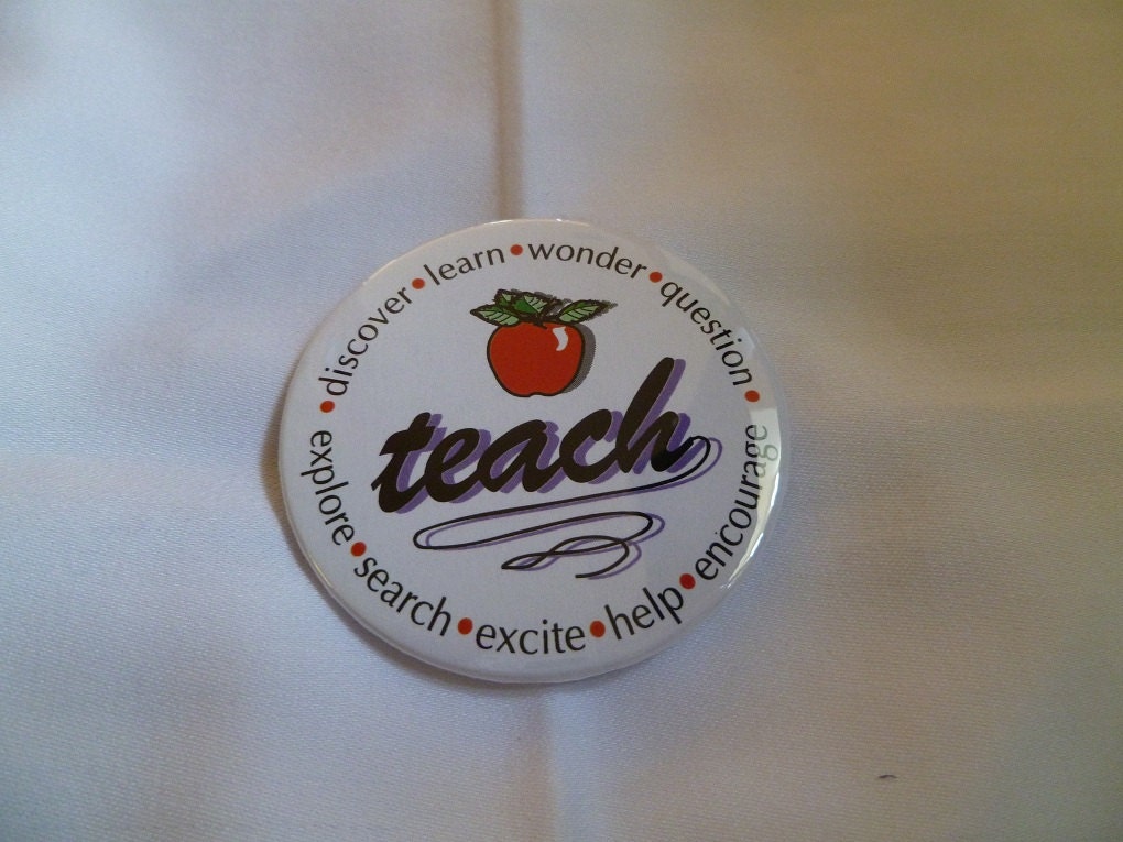 Teacher Apple Magnet