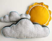 Sun and Cloud Pillows - CecilClyde