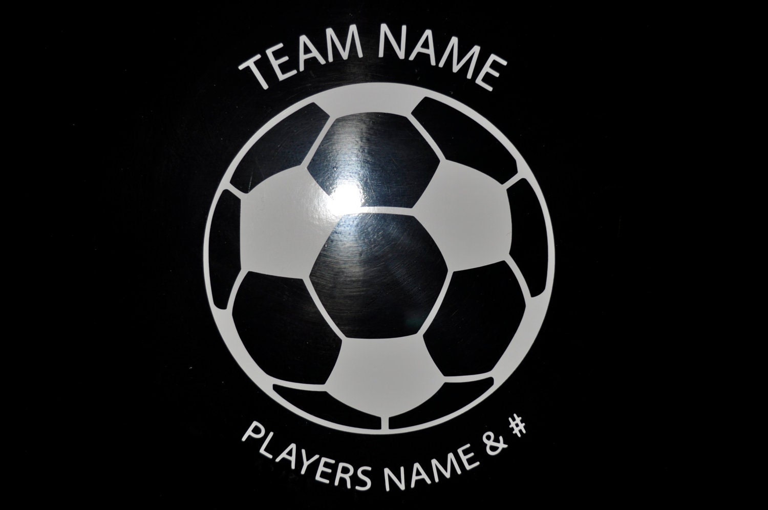 Customized Soccer Ball Sticker