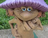 Ceramic Mushroom outdoor decoration for you yard or garden-Cute