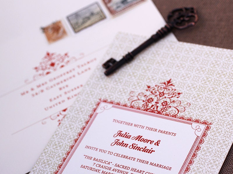 Windsor Wedding Invitations - Sample