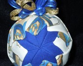 Handmade Quilted Hanukkah Ornament