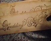 Wedding Tags With The Words Our Wedding