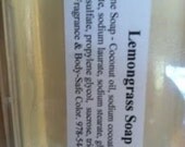 2 Bars Glycerine Lemongrass Soap 6OZ Each For the Price