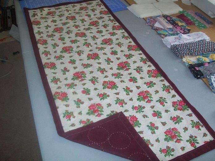 Flowered Table Runner