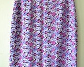 Vintage Skirt Flowers Retro Cute Elegant Kawaii