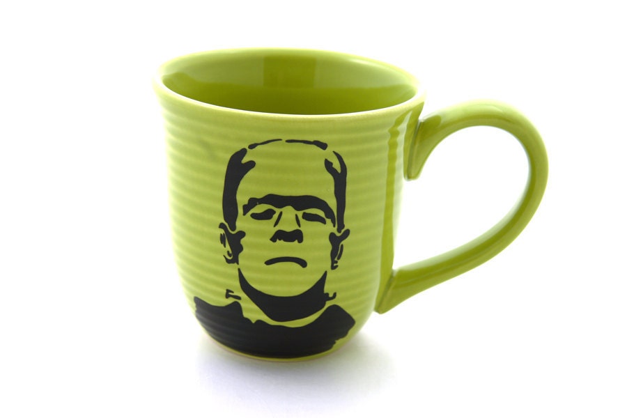 Frankenstein Monster Green  Coffee Mug Great Gift for Him