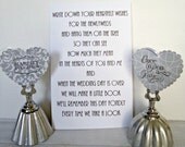 Wedding Wish Tree Hearts Kit In Elegant Gray and White
